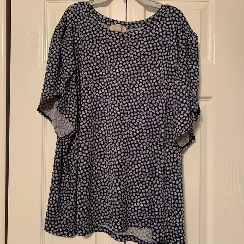 Micheal Kors Petal Sleeve Blouse